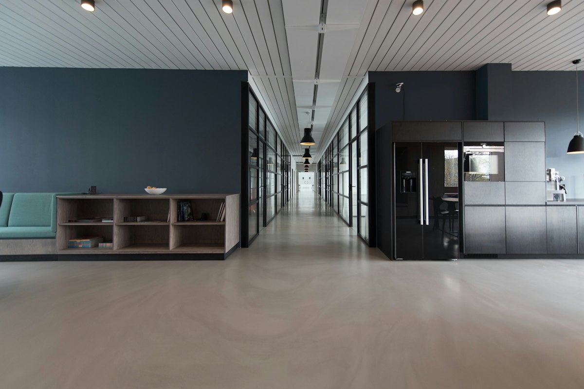 Commercial office space in Tulsa OK during water damage restoration and drying