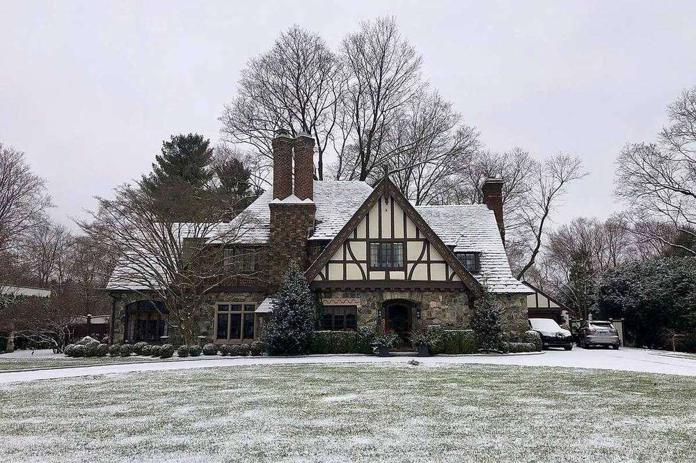 A Tudor style brick home typical of Midtown Tulsa historic neighborhoods