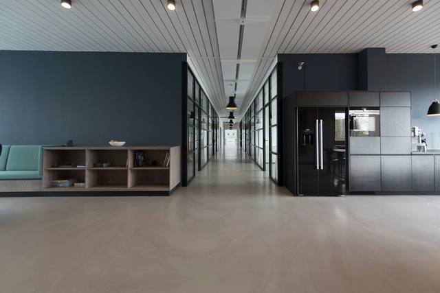 Commercial office space in Tulsa OK during water damage restoration and drying